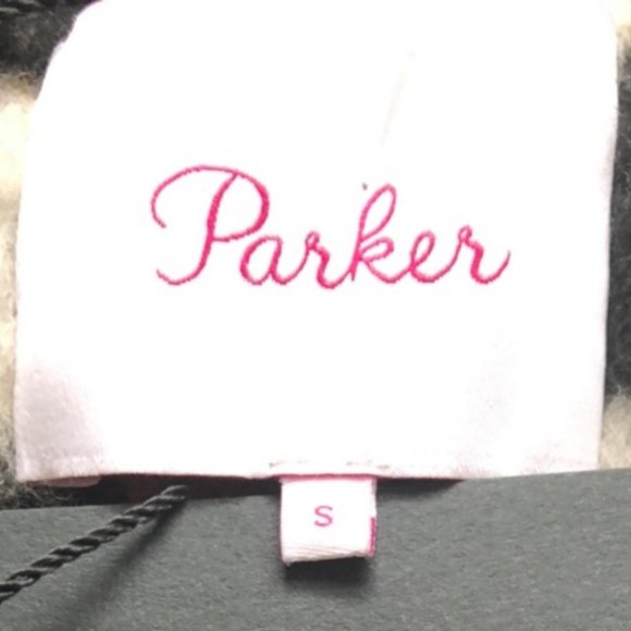 Parker Faux Fur Fuzzy Leopard Print Bomber Jacket SMALL - Picture 4 of 4